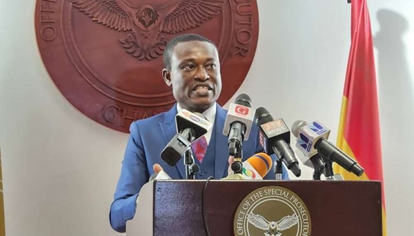 Special Prosecutor Kissi Agyebeng addressing students at Accra Academy’s 95th anniversary, where he warned about cultural erosion within Ghana’s education system.