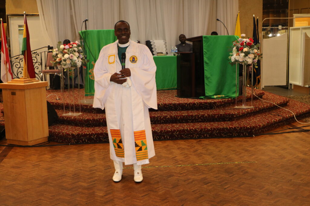 The New Superintendent Minister of the Canada Circuit of the Methodist Church Ghana