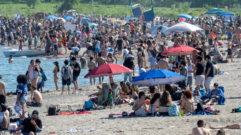 A beach in Toronto is seen on Monday June 23, 2025. THE CANADIAN PRESS/Frank Gunn