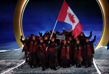 Team Canada at the Milan-Cortina Winter Olympics Opening Ceremony
