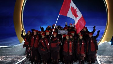 Team Canada at the Milan-Cortina Winter Olympics Opening Ceremony