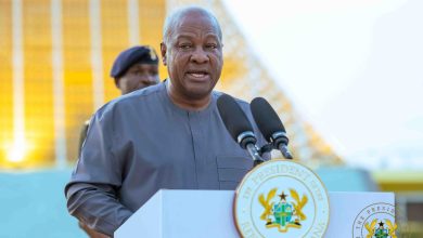President John Mahama speaking at Jubilee House during engagement with Organized Labour.
