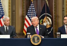 President Trump says the United States is close to achieving its objectives in the Middle East conflict involving Iran.