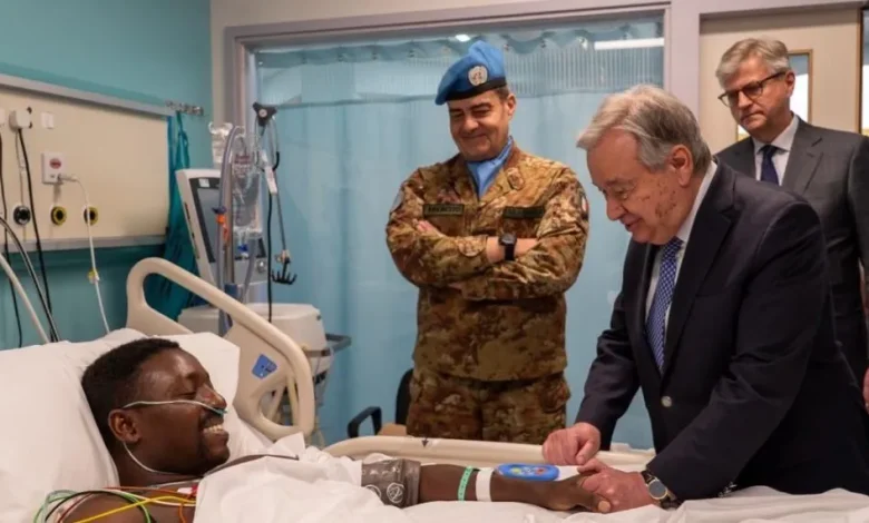 Ghanaian soldier injured in Lebanon missile strike recovering - UN