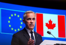 Prime Minister Mark Carney takes part in the Canada-EU Summit in Brussels, Belgium in June, 2025. Sean Kilpatrick/The Canadian Press