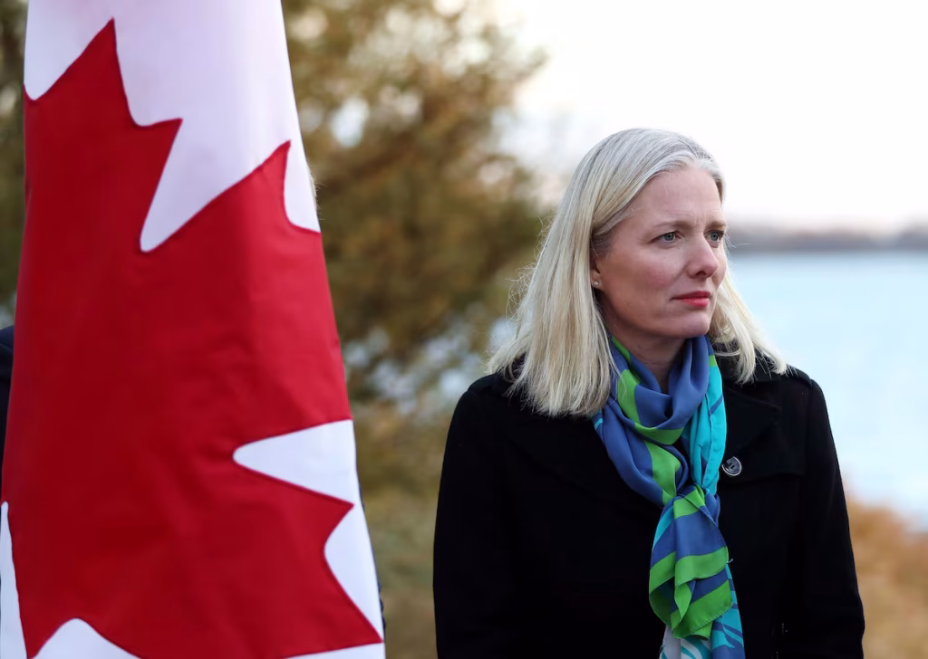 Environment Minister Catherine McKenna on the shore of Lake Ontario in Toronto in December, 2017. Colin Perkel/The Canadian Press