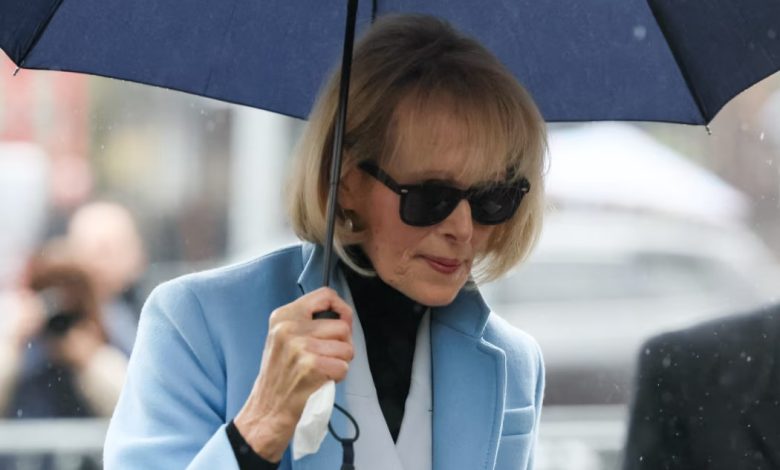 [ PHOTO: E. Jean Carroll outside federal court in New York. Photo Credit: Seth Wenig / Associated Press / GhanaianNewsCanada ] Photo Credit: Associated Press | GhanaianNewsCanada World Desk